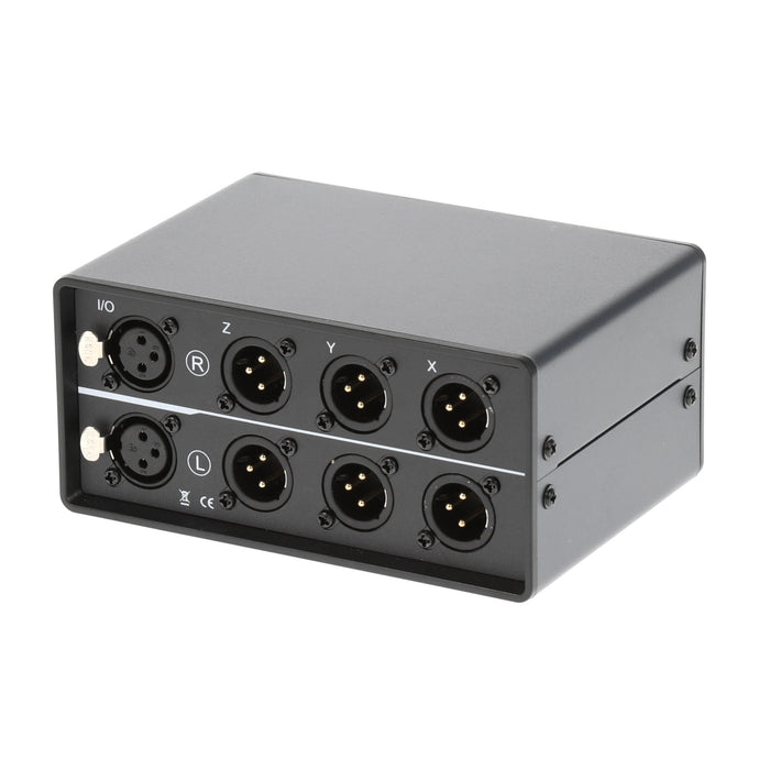 【中古品】DOUKAUDIO MC103-Pro (I/O XLRメス端子） Little Bear MC103-Pro 1(3)-IN-3(1)-OUT XLRバランスオーディオコンバーター ステレオパッシブセレクタースイッチャー