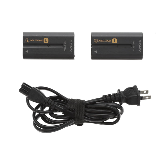 【中古品】SONY AC-VQ1051D ACアダプター/チャージャー(バッテリーパック2個付属)