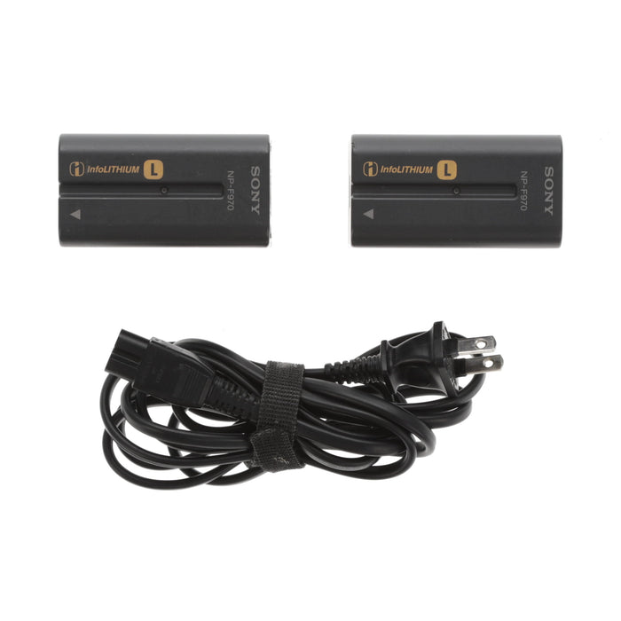 【中古品】SONY AC-VQ1051D ACアダプター/チャージャー(バッテリーパック2個付属)