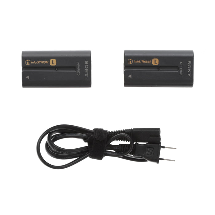 【中古品】SONY AC-VQ1051D ACアダプター/チャージャー(バッテリーパック2個付属)