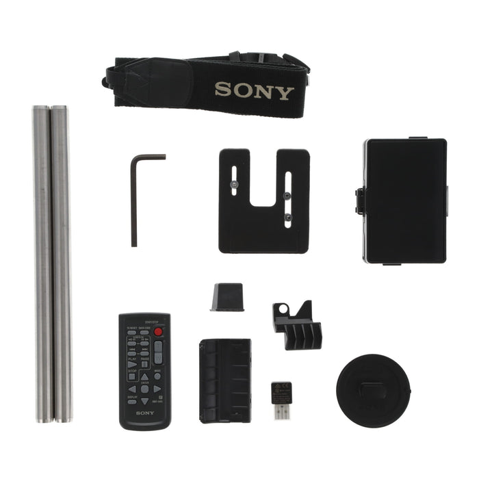 【中古品】SONY PXW-FS7M2 + XDCA-FS7 ＋ VCT-FS7 XDCAMメモリーカムコーダー(ボディのみ)(拡張ユニット/ライトウェイトロッドサポート付属)