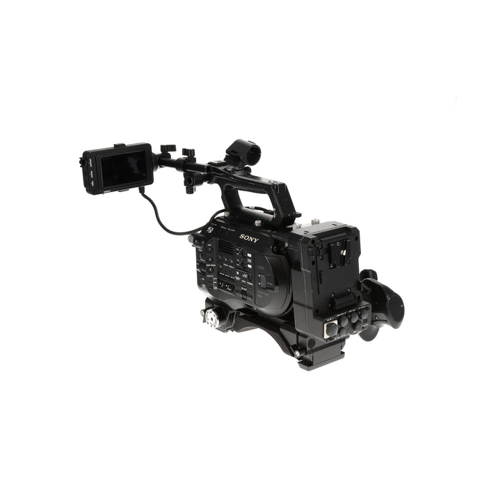 【中古品】SONY PXW-FS7M2 + XDCA-FS7 ＋ VCT-FS7 XDCAMメモリーカムコーダー(ボディのみ)(拡張ユニット/ライトウェイトロッドサポート付属)