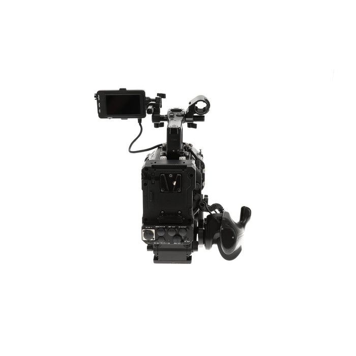 【中古品】SONY PXW-FS7M2 + XDCA-FS7 ＋ VCT-FS7 XDCAMメモリーカムコーダー(ボディのみ)(拡張ユニット/ライトウェイトロッドサポート付属)