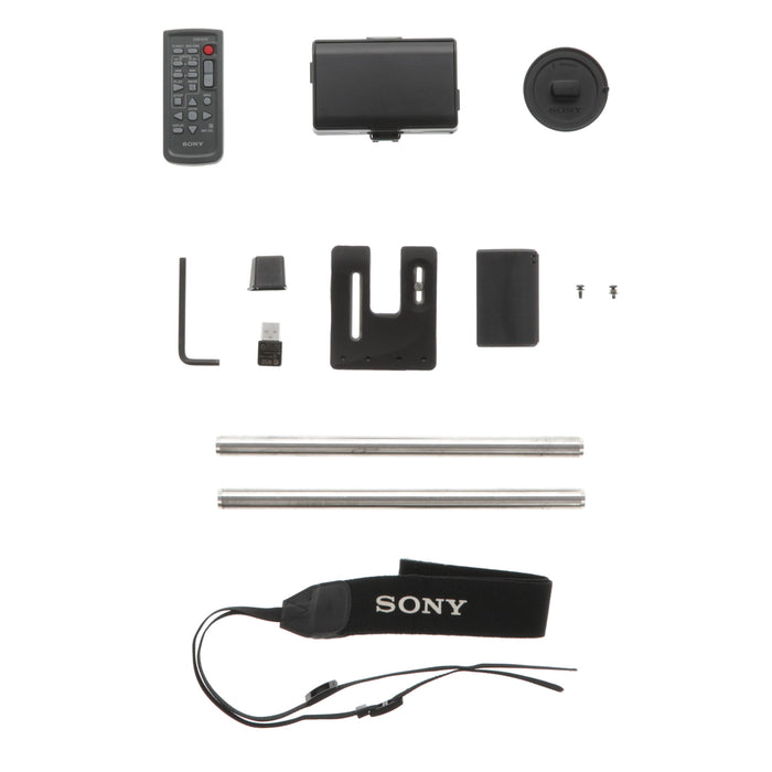 【中古品】SONY PXW-FS7M2 + XDCA-FS7 ＋ VCT-FS7 XDCAMメモリーカムコーダー(ボディのみ)(拡張ユニット/ライトウェイトロッドサポート付属)