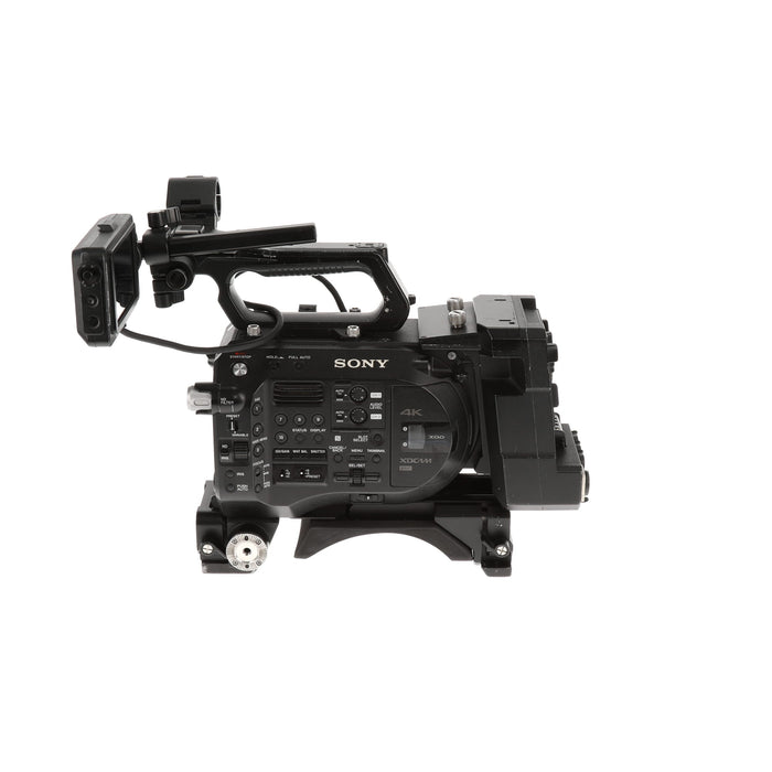 【中古品】SONY PXW-FS7M2 + XDCA-FS7 ＋ VCT-FS7 XDCAMメモリーカムコーダー(ボディのみ)(拡張ユニット/ライトウェイトロッドサポート付属)