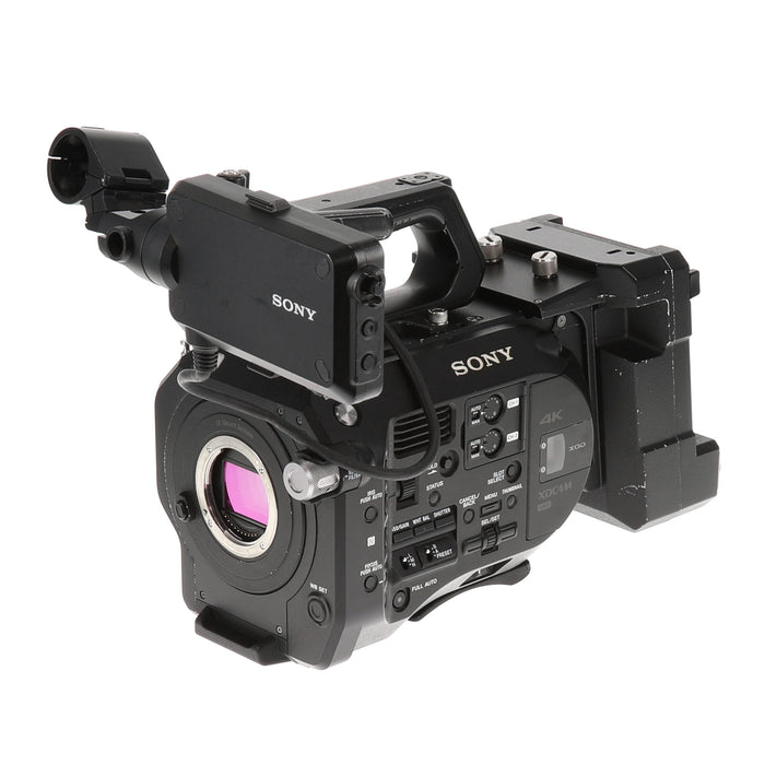 【中古品】SONY PXW-FS7 + XDCA-FS7 XDCAMメモリーカムコーダー(ボディのみ)(拡張ユニット付属)