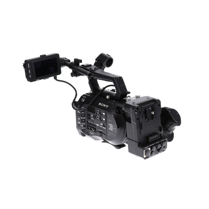 【中古品】SONY PXW-FS7 + XDCA-FS7 XDCAMメモリーカムコーダー(ボディのみ)(拡張ユニット付属)