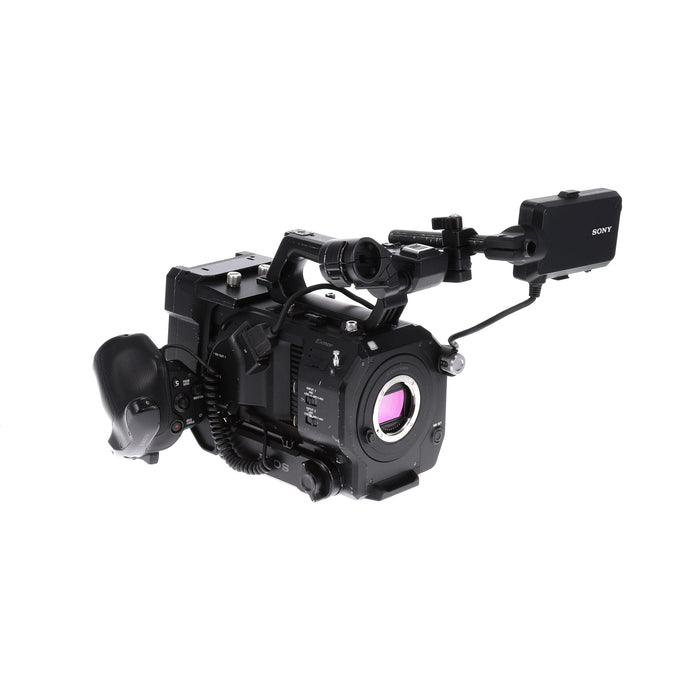【中古品】SONY PXW-FS7 + XDCA-FS7 XDCAMメモリーカムコーダー(ボディのみ)(拡張ユニット付属)