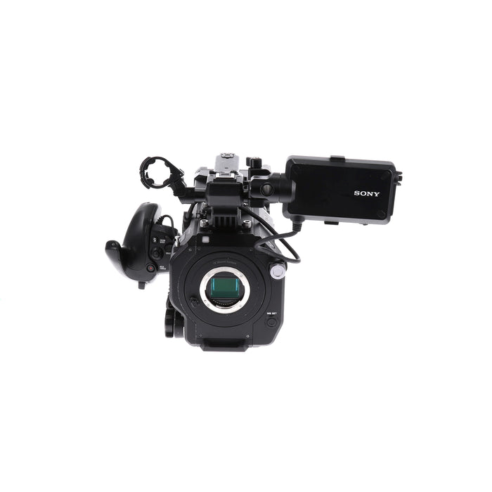 【中古品】SONY PXW-FS7 + XDCA-FS7 XDCAMメモリーカムコーダー(ボディのみ)(拡張ユニット付属)