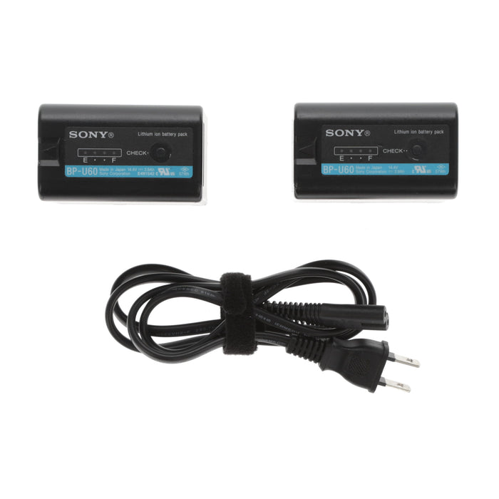 【中古品】SONY BC-U2A バッテリーチャージャー(バッテリーパック2個付属)