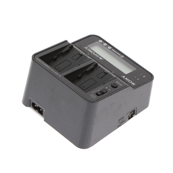 【中古品】SONY AC-VQV10 ACアダプター/チャージャー(バッテリーパック2個付属)