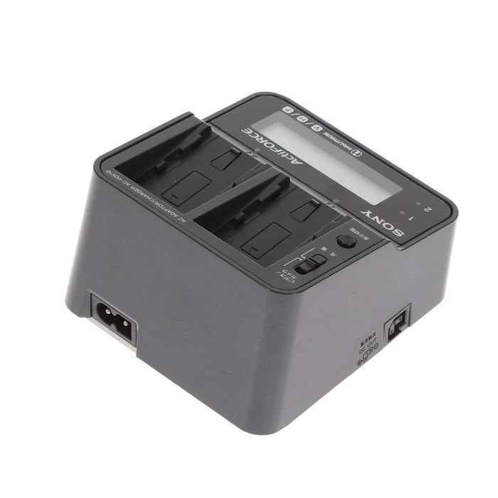 【中古品】SONY AC-VQV10 ACアダプター/チャージャー(バッテリーパック2個付属)