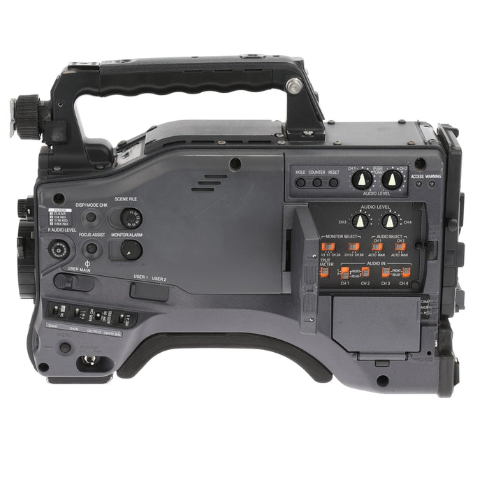 【決算セール2026】【中古品】Panasonic AG-HPX555 + VEQ4548 DVCPROHDメモリーカードカメラレコーダー ビューファインダーセット(ジャンク品)