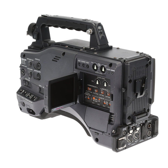 【決算セール2026】【中古品】Panasonic AG-HPX555 + VEQ4548 DVCPROHDメモリーカードカメラレコーダー ビューファインダーセット(ジャンク品)