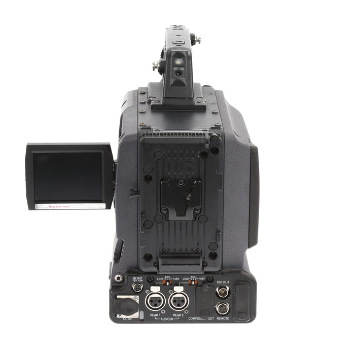 【決算セール2026】【中古品】Panasonic AG-HPX555 + VEQ4548 DVCPROHDメモリーカードカメラレコーダー ビューファインダーセット(ジャンク品)