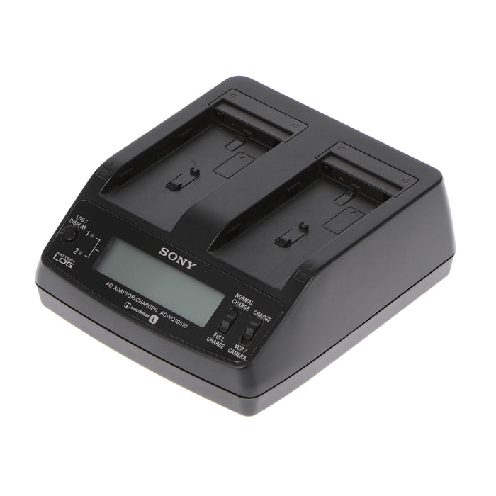 【中古品】SONY AC-VQ1051D ACアダプター/チャージャー(バッテリーパック2個付属)