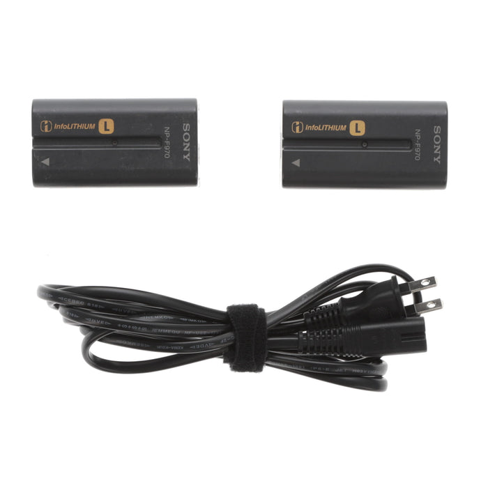 【中古品】SONY AC-VQ1051D ACアダプター/チャージャー(バッテリーパック2個付属)