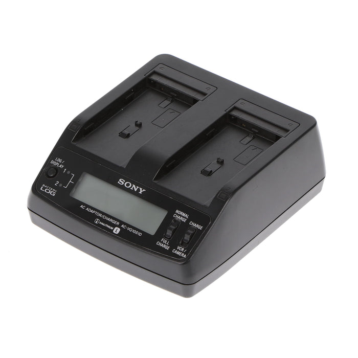 【中古品】SONY AC-VQ1051D ACアダプター/チャージャー(バッテリーパック2個付属)