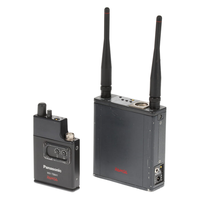 【中古品】RAMSA WX-RJ700 ＋ WX-TB841 800MHz帯ENG/EFPワイヤレス送受信機セット