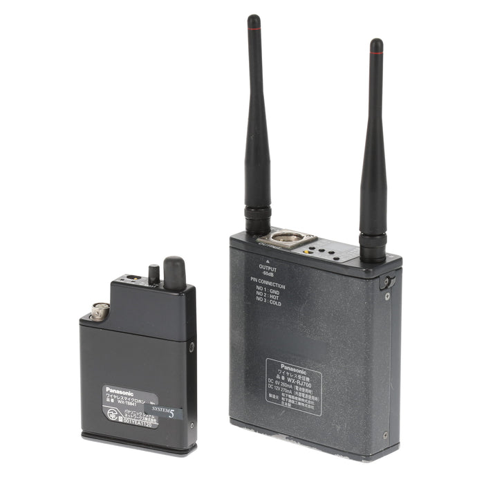 【中古品】RAMSA WX-RJ700 ＋ WX-TB841 800MHz帯ENG/EFPワイヤレス送受信機セット