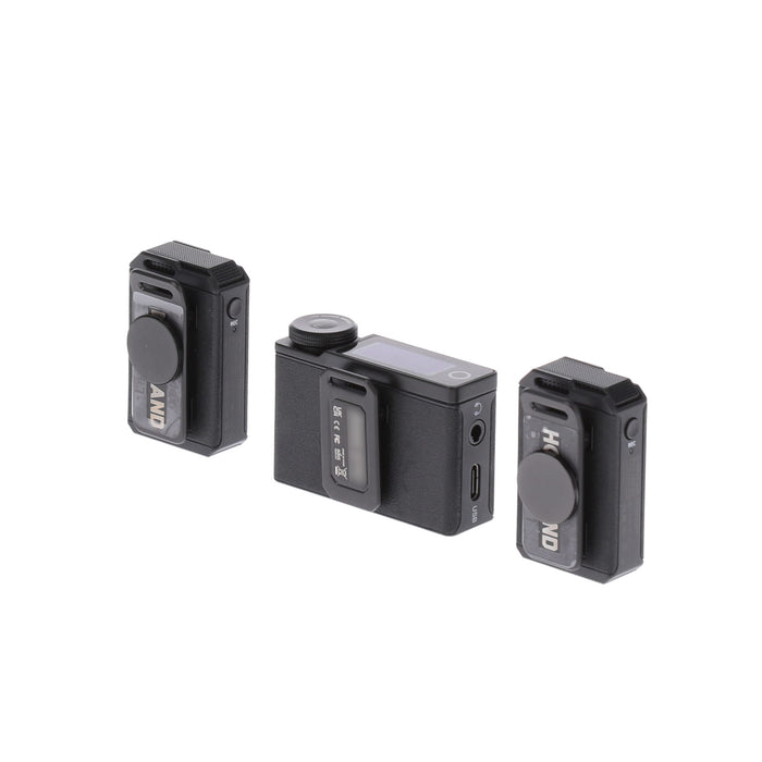 【決算セール2026】【中古品】Hollyland Lark MAX Duo (black) ワイヤレスマイクロフォンシステム(送信機2台セット) black