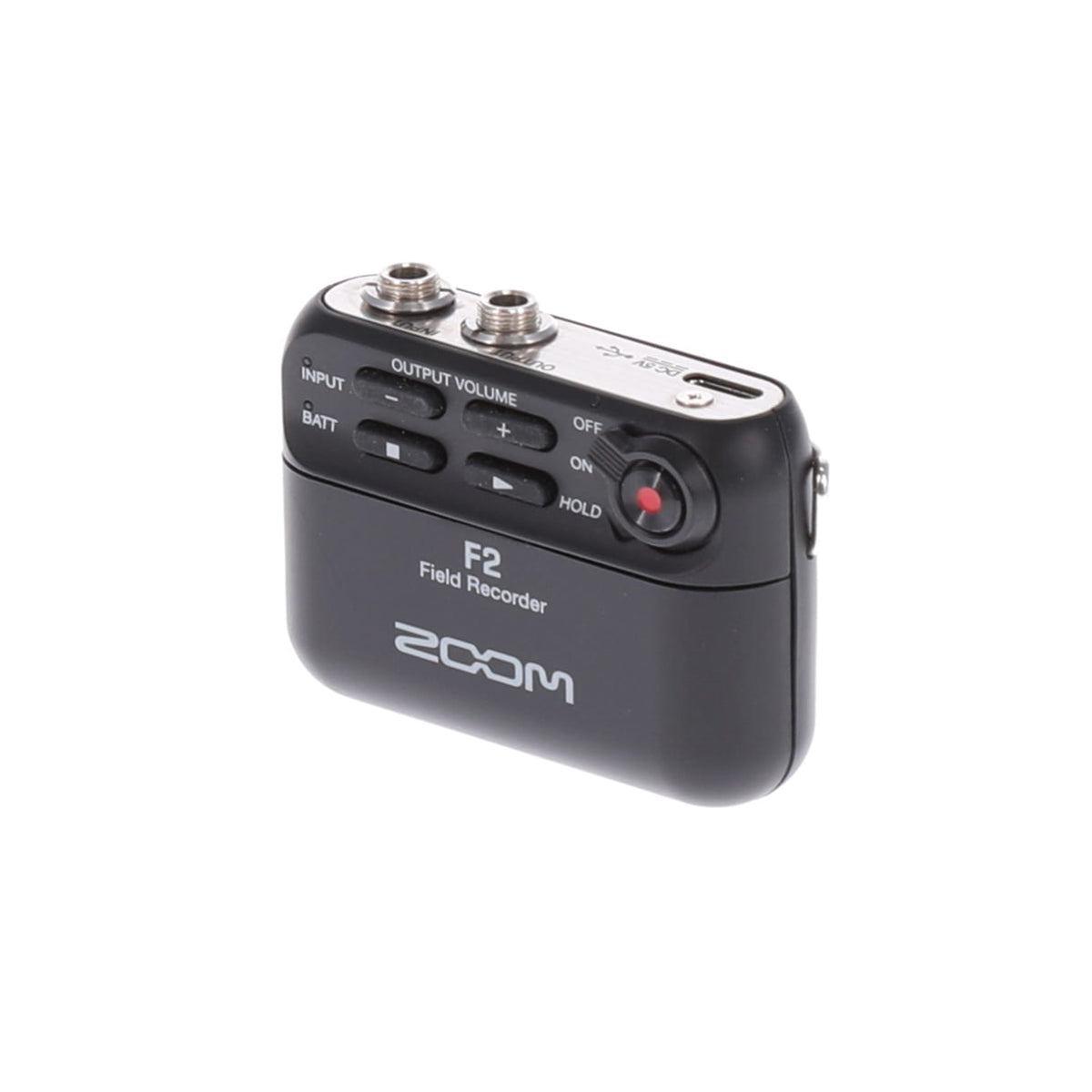 中古品】ZOOM F2/B ラベリアマイク付きフィールドレコーダー（ブラック