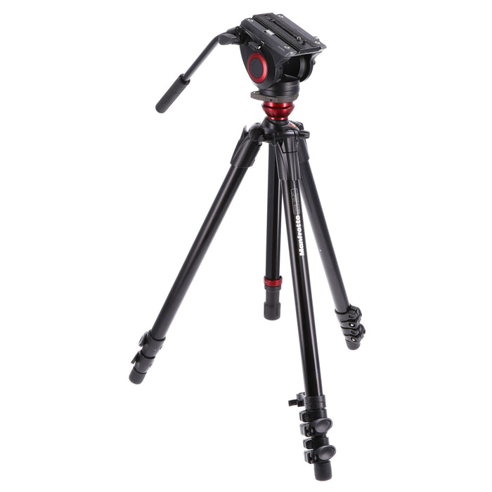 【決算セール2026】【中古品】Manfrotto MVH500AH 755XBK ビデオキット シングル3段 MDEVEアルミ