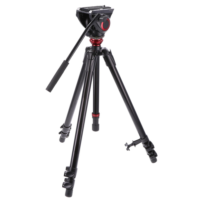 【決算セール2026】【中古品】Manfrotto MVH500AH 755XBK ビデオキット シングル3段 MDEVEアルミ