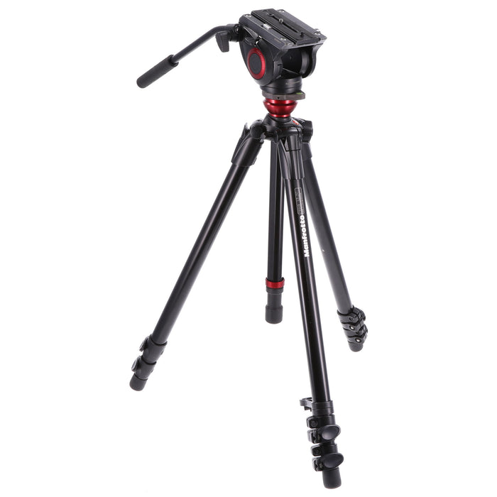 【決算セール2026】【中古品】Manfrotto MVH500AH 755XBK ビデオキット シングル3段 MDEVEアルミ