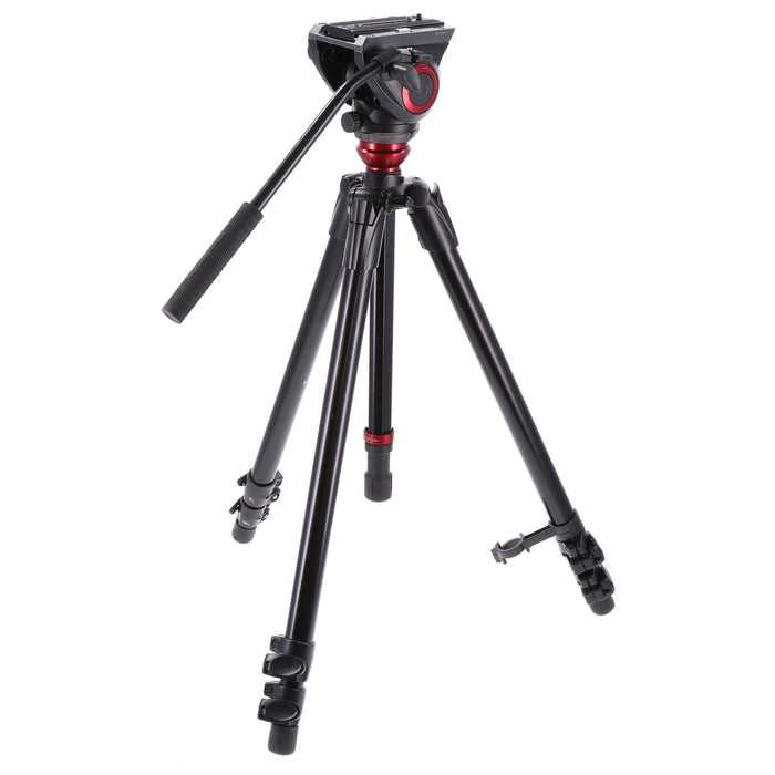 【決算セール2026】【中古品】Manfrotto MVH500AH 755XBK ビデオキット シングル3段 MDEVEアルミ