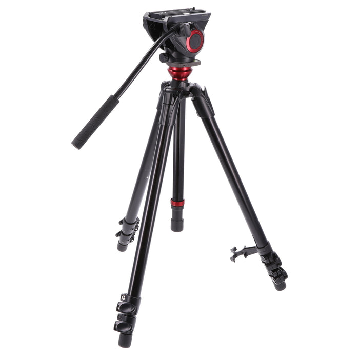 【決算セール2026】【中古品】Manfrotto MVH500AH 755XBK ビデオキット シングル3段 MDEVEアルミ