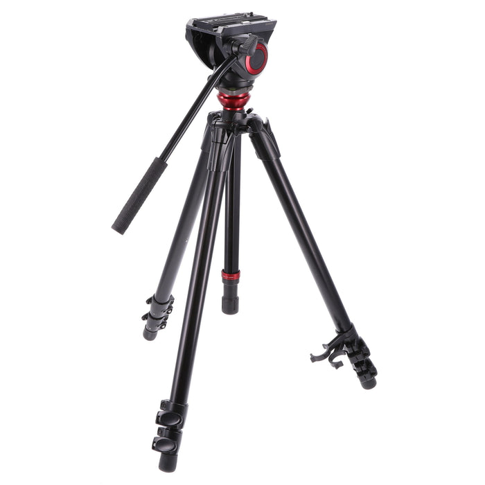【決算セール2026】【中古品】Manfrotto MVH500AH 755XBK ビデオキット シングル3段 MDEVEアルミ