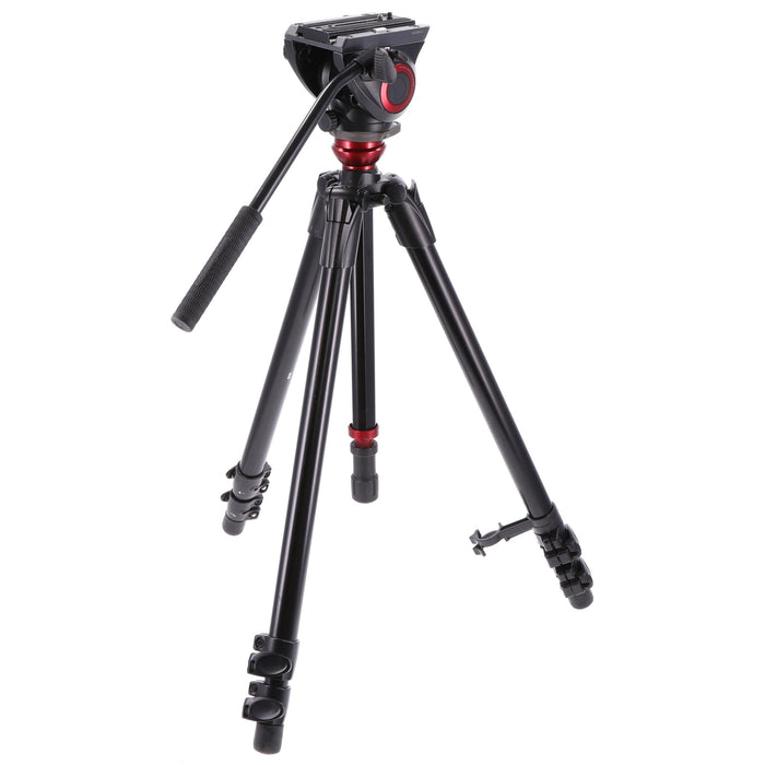 【決算セール2026】【中古品】Manfrotto MVH500AH 755XBK ビデオキット シングル3段 MDEVEアルミ