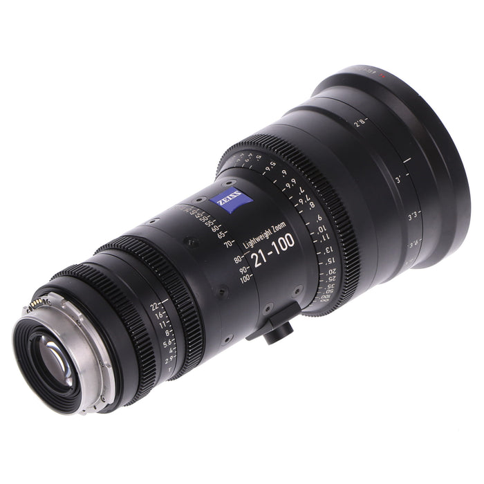 【中古品】Carl Zeiss 2149-221 LWZ.3 Lightweight Zoom 21-100mm T2.9-3.9 T(PLマウント/フィート表示)