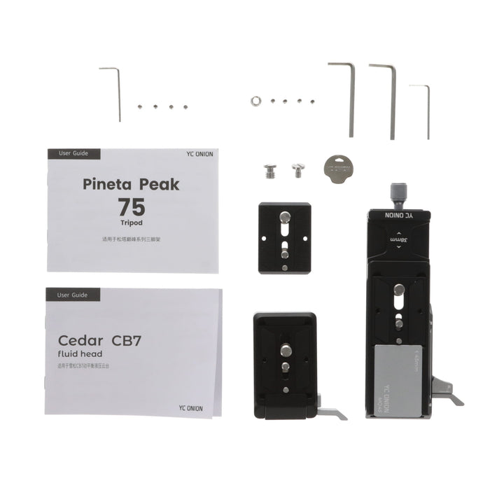 【中古品】YC Onion TPCCB7S カーボンファイバー三脚とシダー雲台