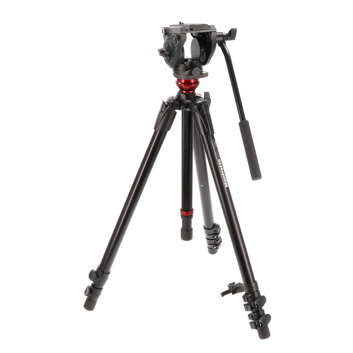 【中古品】Manfrotto MVH500AH 755XBK ビデオキット シングル3段 MDEVEアルミ(ジャンク品)