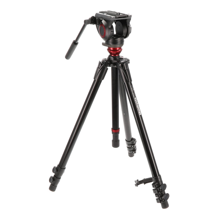 【決算セール2026】【中古品】Manfrotto MVH500AH 755XBK ビデオキット シングル3段 MDEVEアルミ