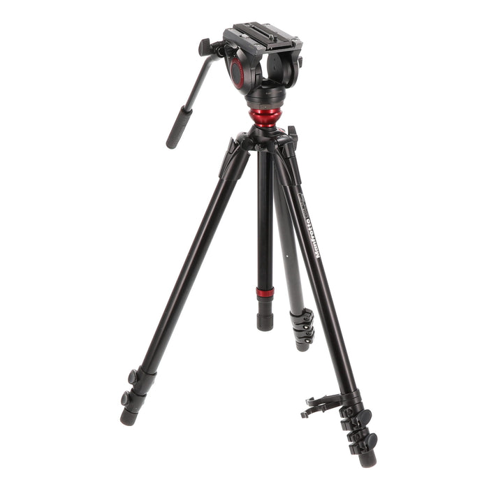 【決算セール2026】【中古品】Manfrotto MVH500AH 755XBK ビデオキット シングル3段 MDEVEアルミ