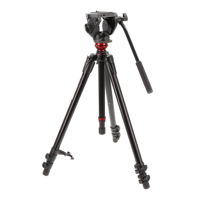 【決算セール2026】【中古品】Manfrotto MVH500AH 755XBK ビデオキット シングル3段 MDEVEアルミ