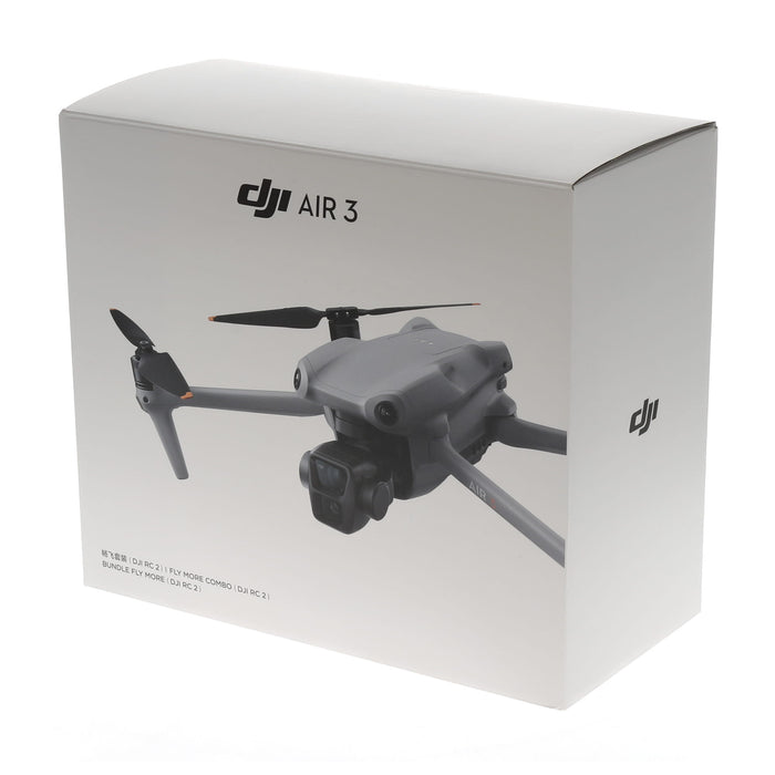 【中古品】DJI DP3232 DJI Air 3 Fly More Combo(DJI RC 2)[内蔵リモートID対応/事前登録無し]
