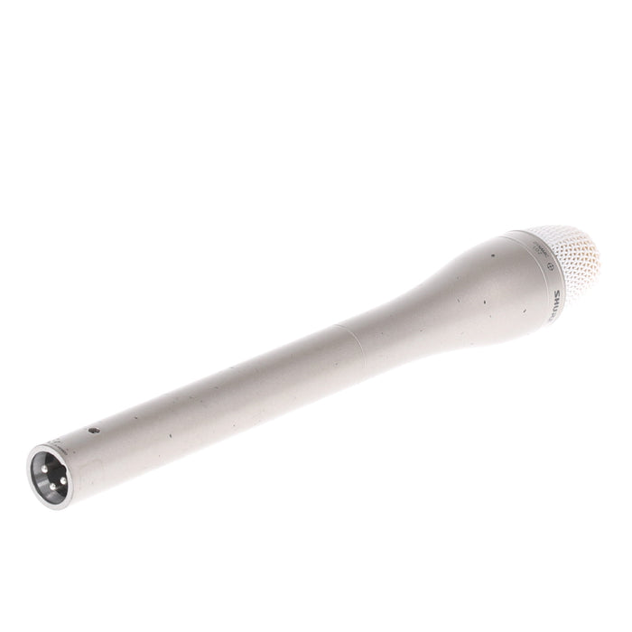 【中古品】SHURE SM63L ダイナミック型インタビューマイクロホン(ロング/シャンパンゴールド)