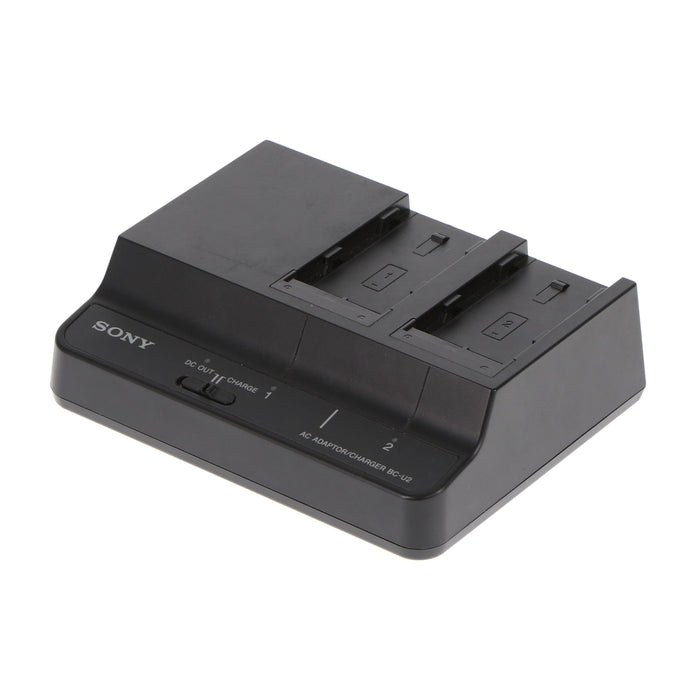 【決算セール2026】【中古品】SONY BC-U2 バッテリーチャージャー(バッテリーパック2個付属)