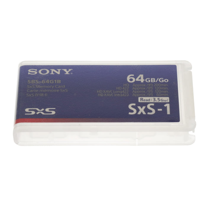 【中古品】SONY SBS-64G1B SxS-1メモリーカード 64GB