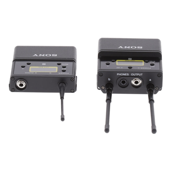 【中古品】SONY UWP-D21 B帯アナログワイヤレスマイクロホンパッケージ(ボディーパックトランスミッター/ポータブルチューナー)