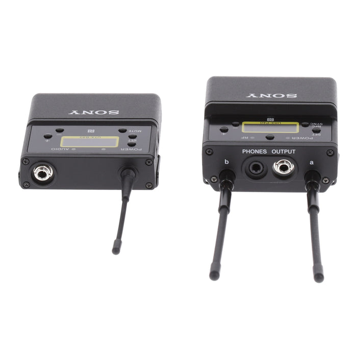 【中古品】SONY UWP-D21 B帯アナログワイヤレスマイクロホンパッケージ(ボディーパックトランスミッター/ポータブルチューナー)