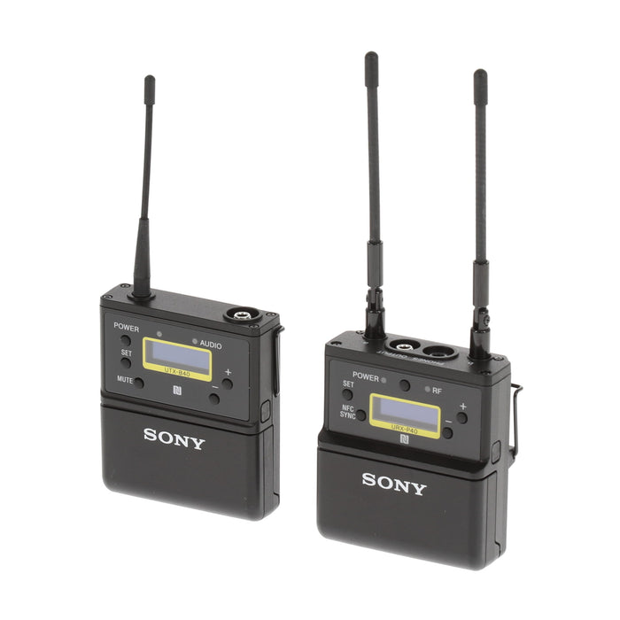 【中古品】SONY UWP-D21 B帯アナログワイヤレスマイクロホンパッケージ(ボディーパックトランスミッター/ポータブルチューナー)