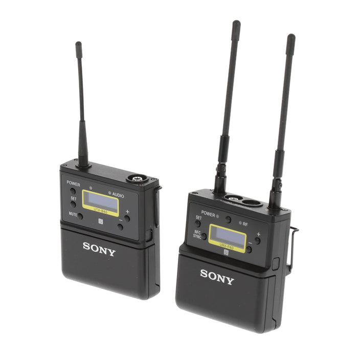 【中古品】SONY UWP-D21 B帯アナログワイヤレスマイクロホンパッケージ(ボディーパックトランスミッター/ポータブルチューナー)