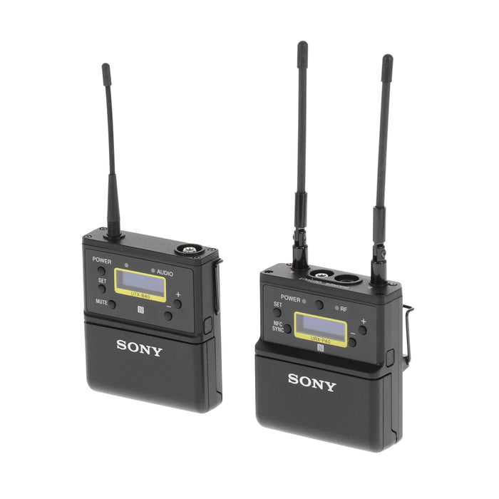 【中古品】SONY UWP-D21 B帯アナログワイヤレスマイクロホンパッケージ(ボディーパックトランスミッター/ポータブルチューナー)