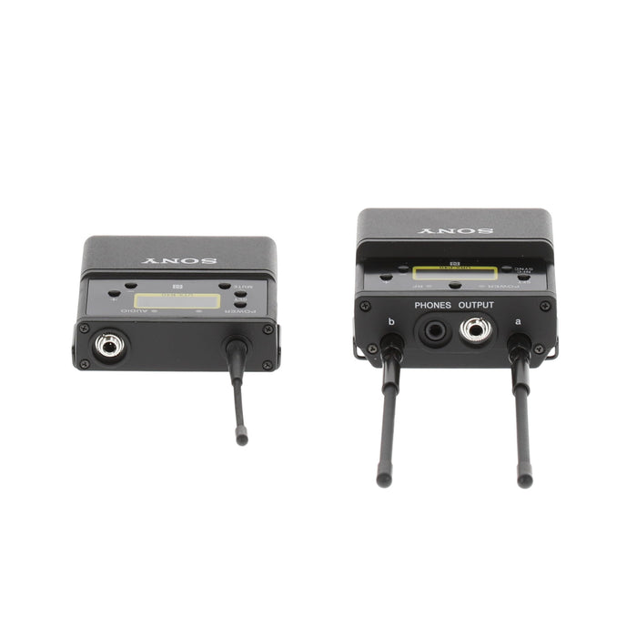 【中古品】SONY UWP-D21 B帯アナログワイヤレスマイクロホンパッケージ(ボディーパックトランスミッター/ポータブルチューナー)