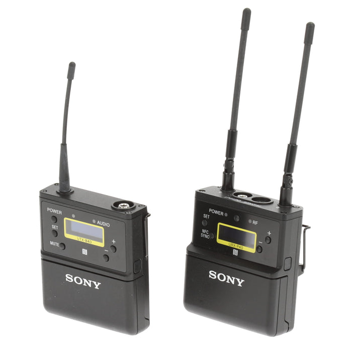【中古品】SONY UWP-D21 B帯アナログワイヤレスマイクロホンパッケージ(ボディーパックトランスミッター/ポータブルチューナー)